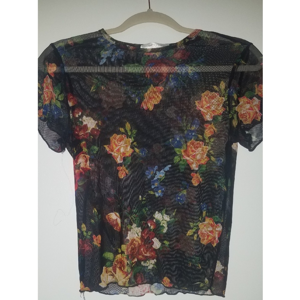 Floral Sheer Top